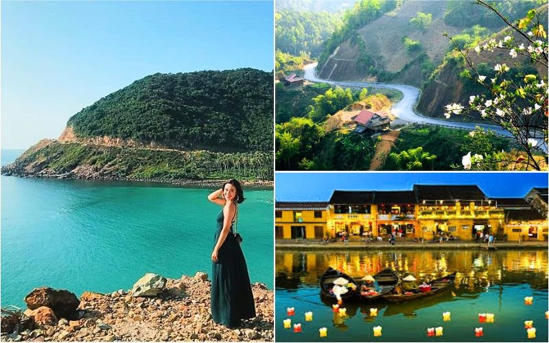 Bức tranh ba miền vào mùa Xuân Bức tranh ba miền vào mùa Xuân